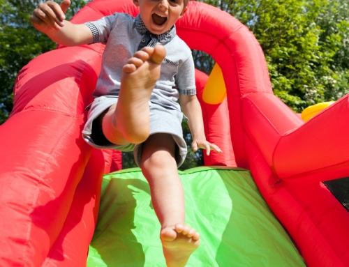 Fun games to be played on a bouncy castle